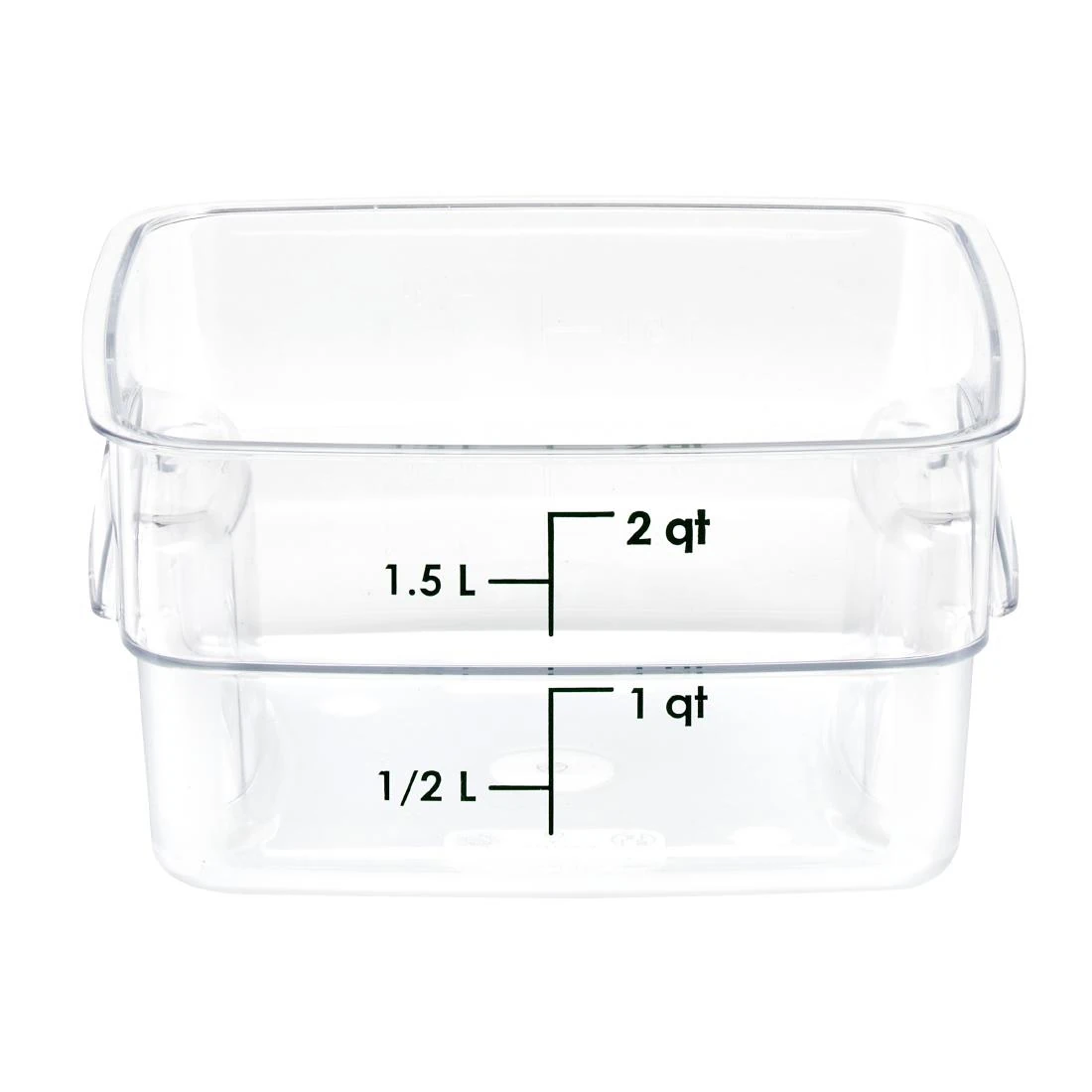 Cambro CU136 Fresh Pro Square Container Polycarbonate - Clear - 1.9Ltr product image