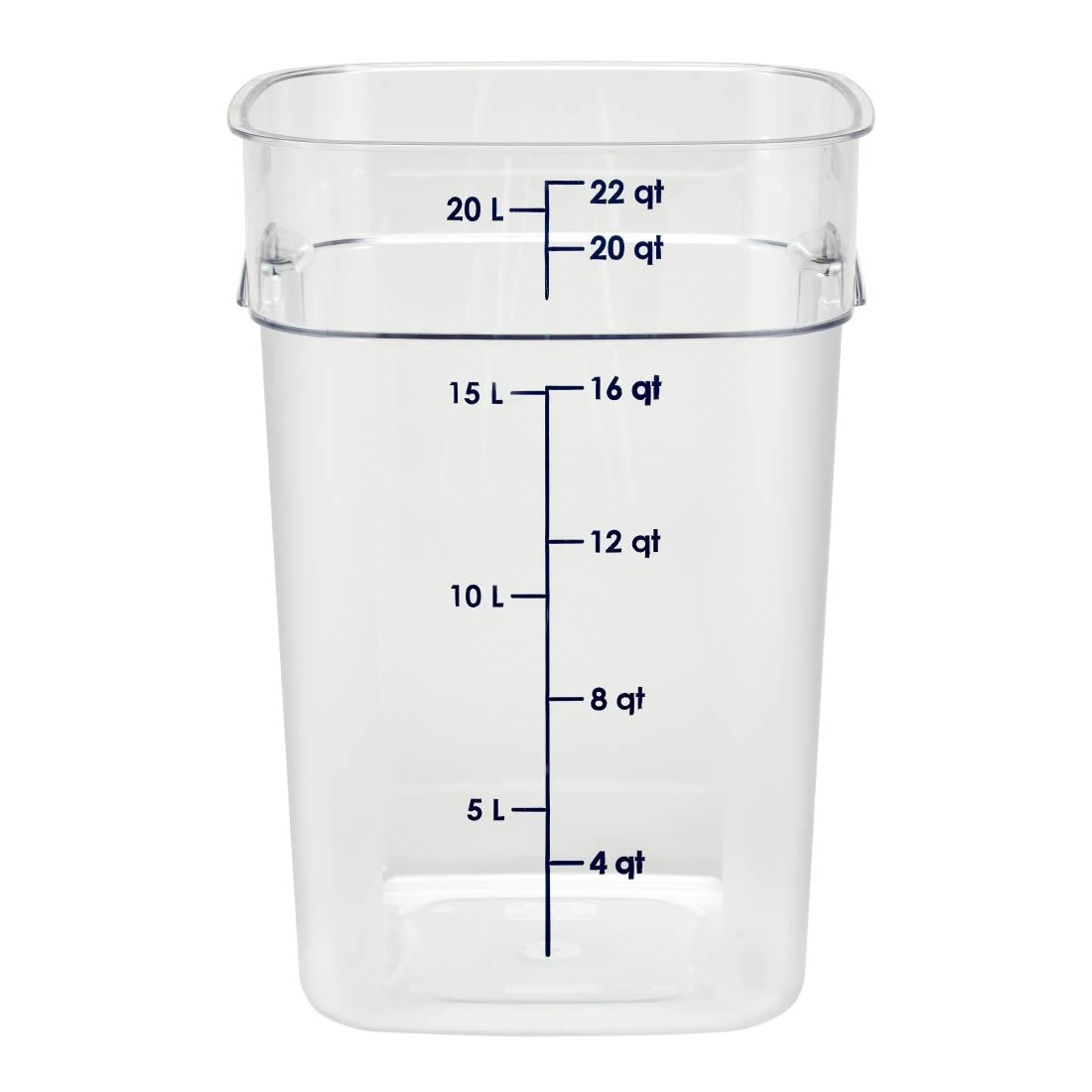 Cambro CU142 Fresh Pro Square Container Polycarbonate - Clear - 20.8Ltr product image