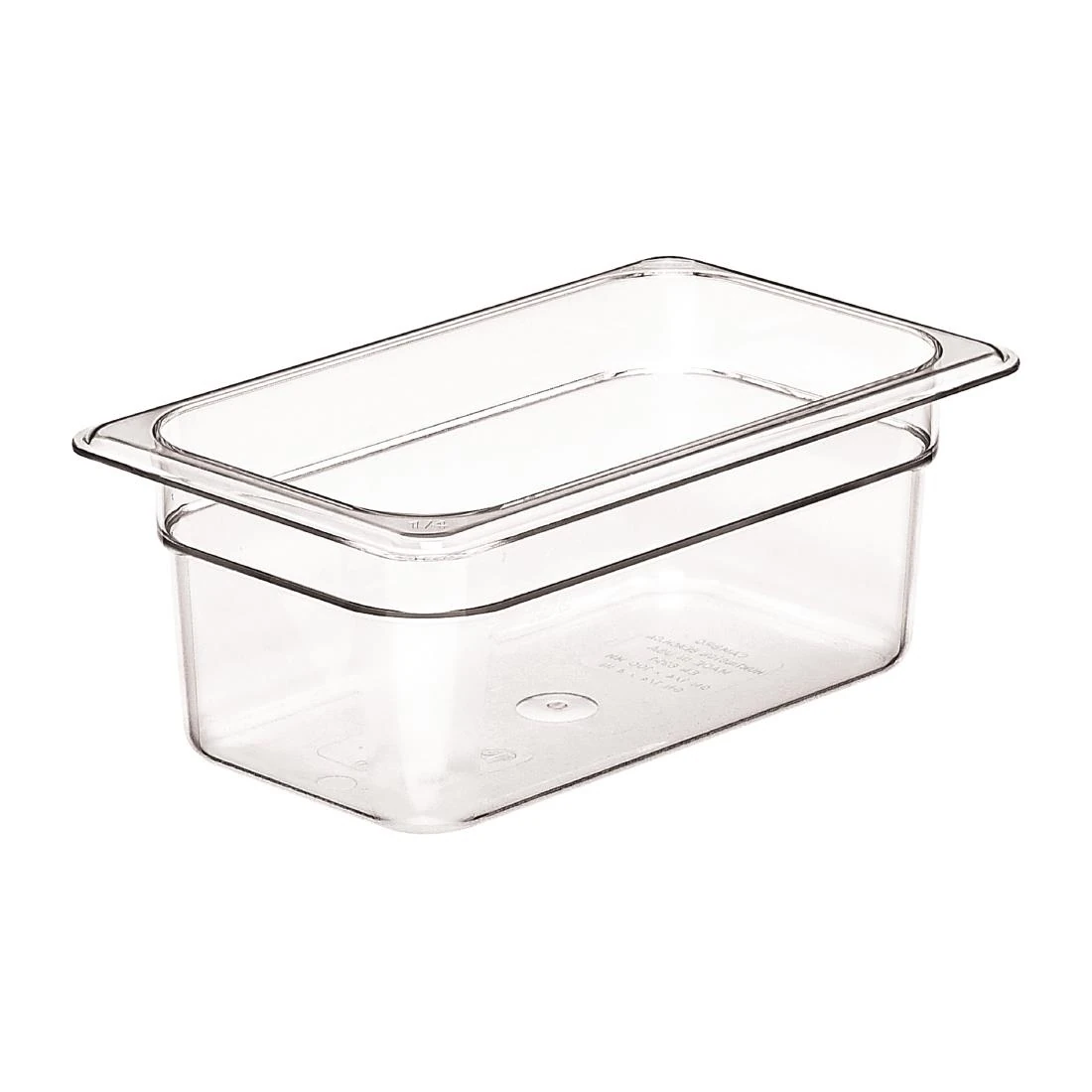 Cambro DM715 Polycarbonate Gastronorm - 1/4 100mm - Clear product image