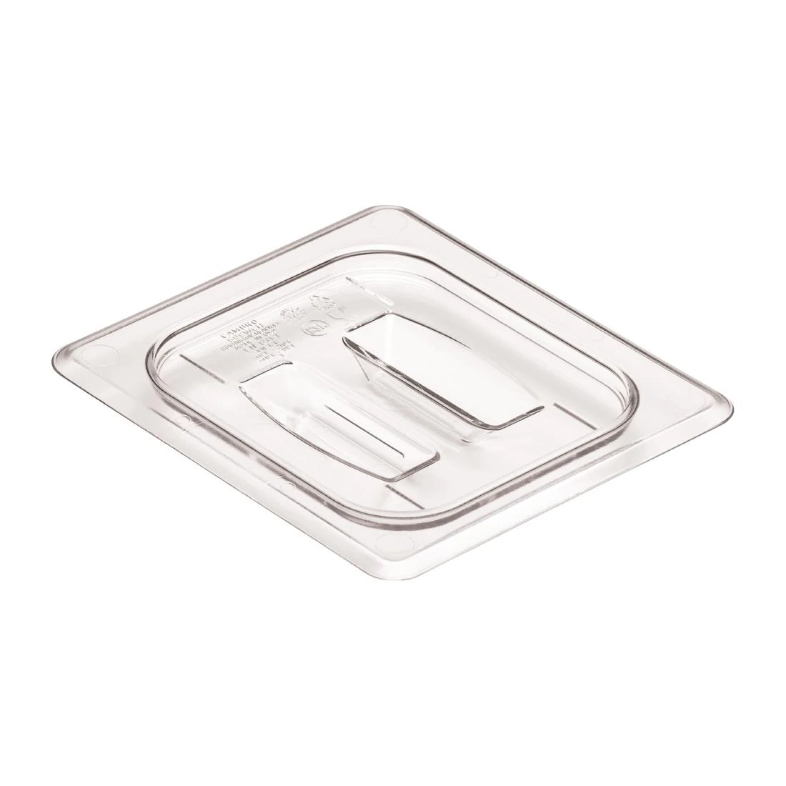Cambro DM756 Polycarbonate Gastronorm Lid with Handle- 1/6 - Clear product image