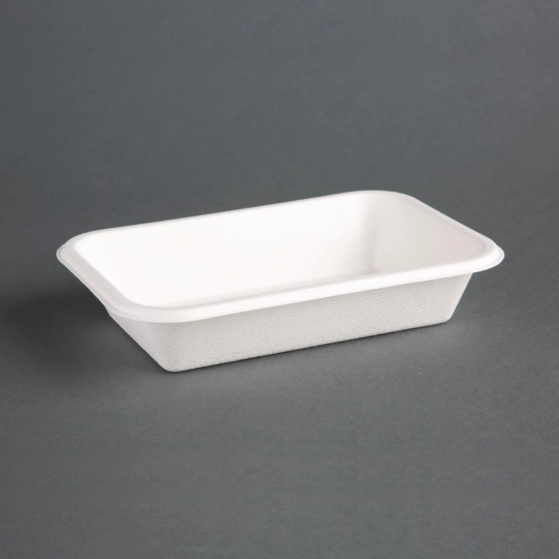 Fiesta Compostable DW347 Bagasse Tray - 16oz 8.5 x 5.5 (Pack 50) product image