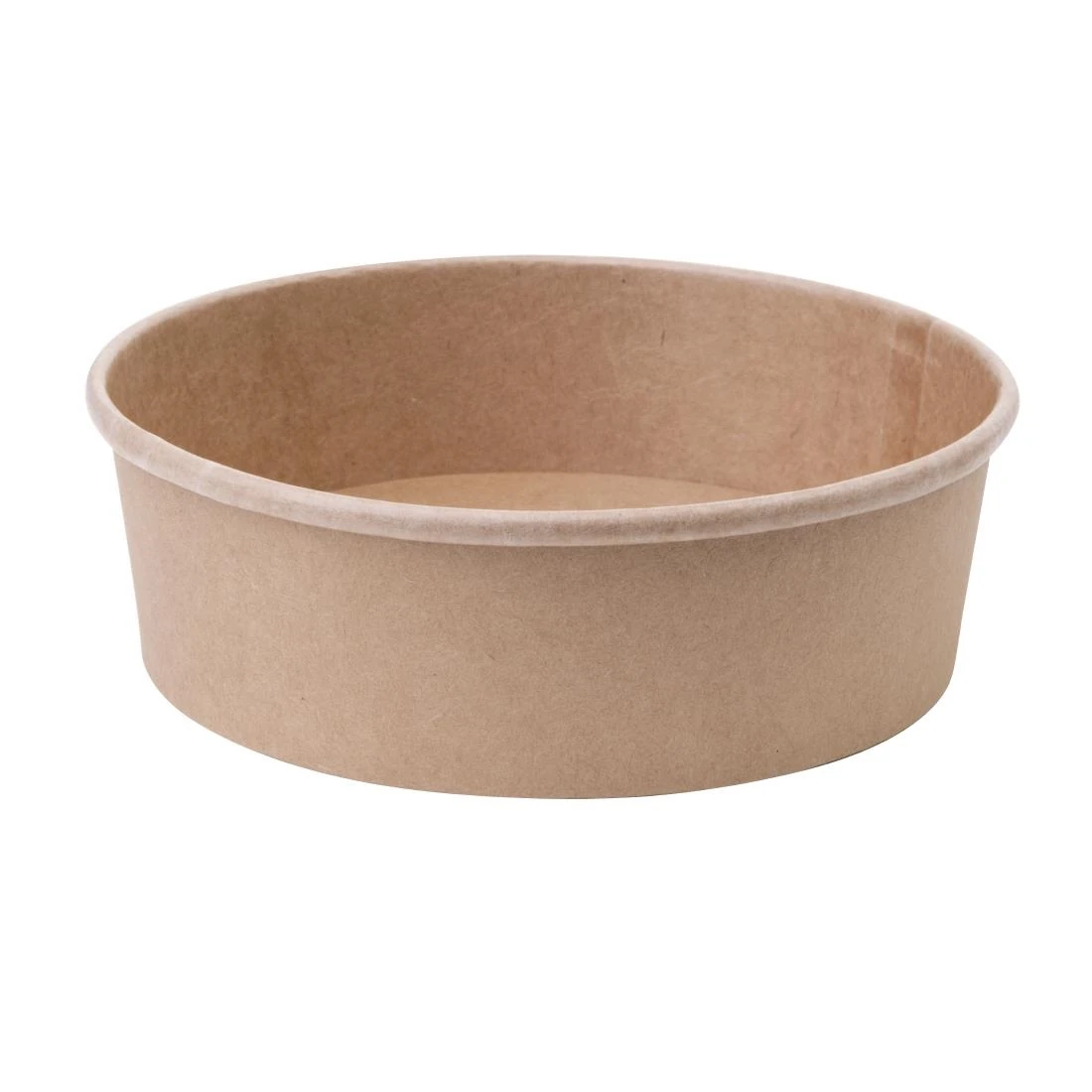 Fiesta Compostable FB196 Round Kraft Salad Bowl - 500ml (Pack 300) product image