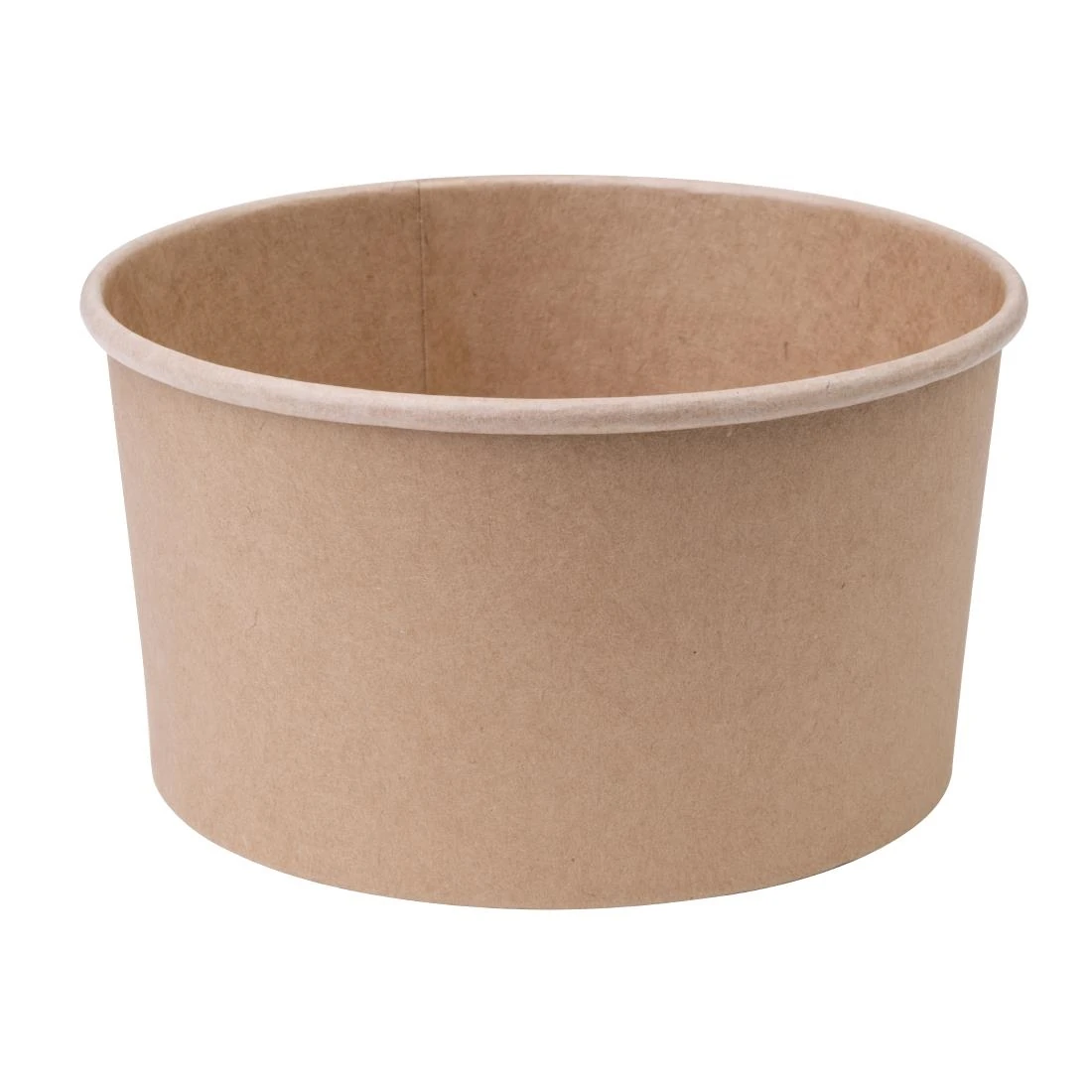 Fiesta Compostable FB198 Round Kraft Salad Bowl - 1000ml (Pack 300) product image
