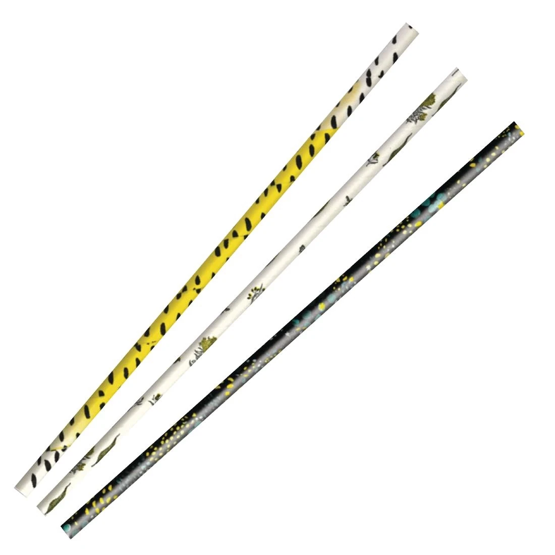 BioPak FK566 Art Series Paper Straw - 6mm (Sleeve 250) product image