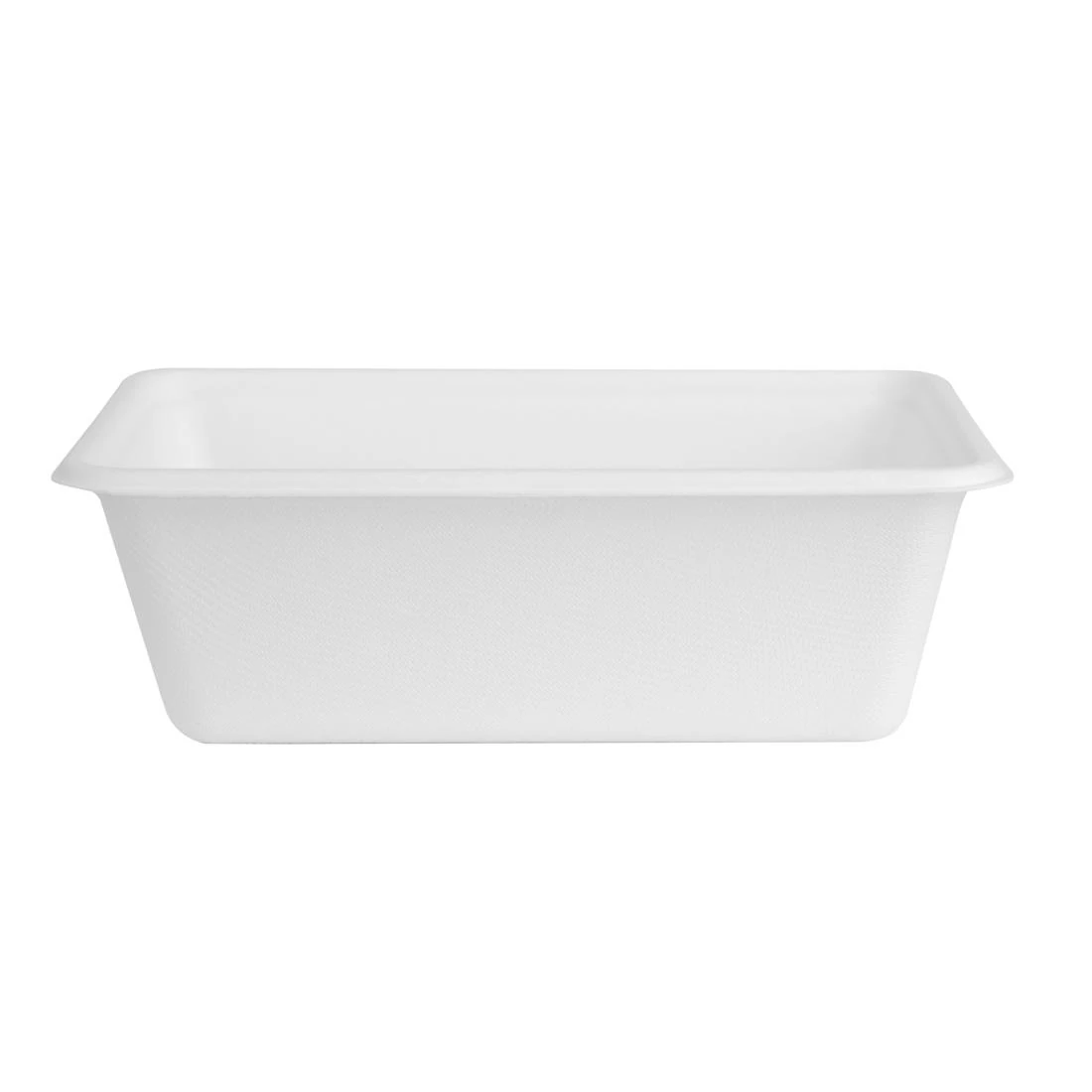 Fiesta Compostable HW035 Bagasse Food Container Base - 800ml (Pack 100) product image