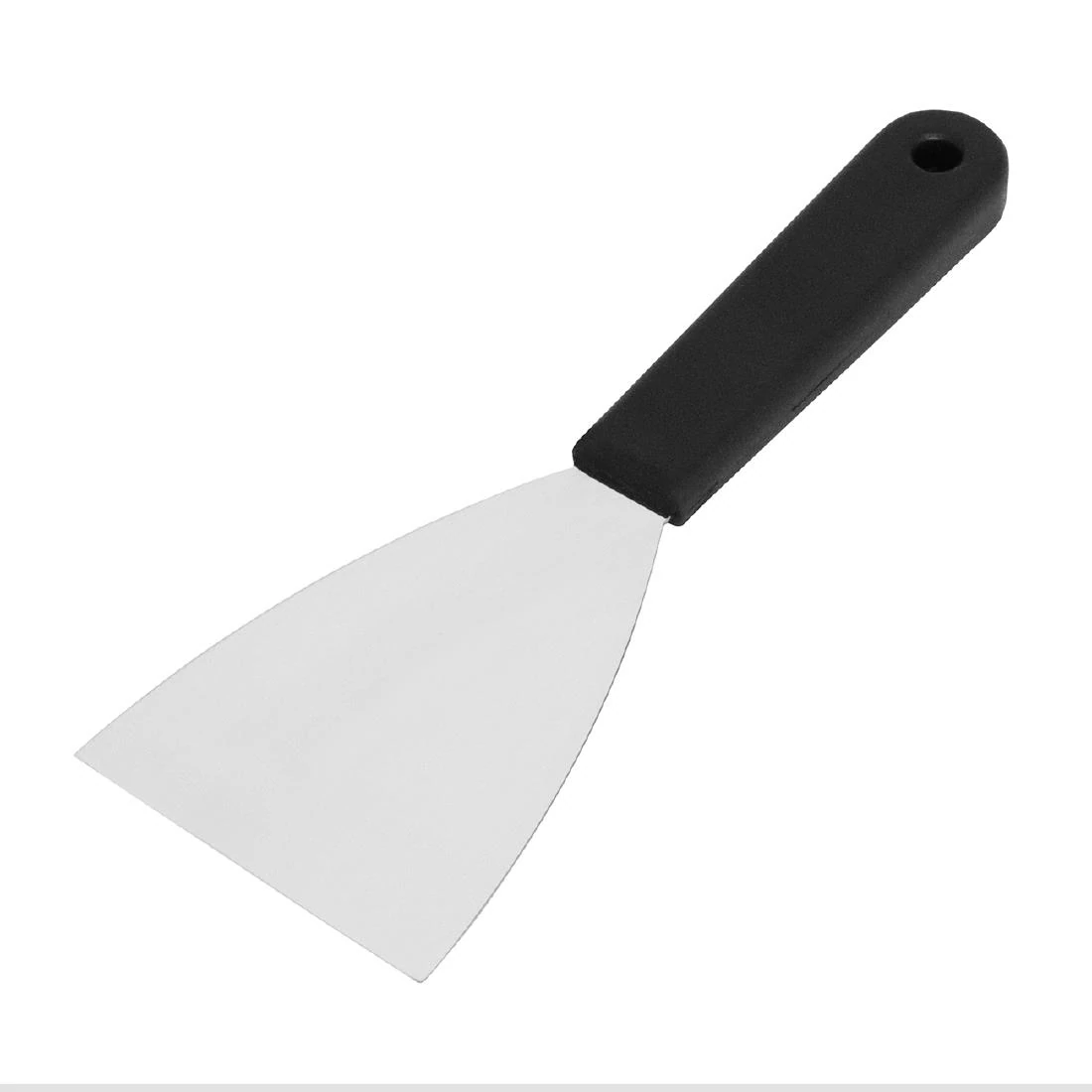 Schneider GT028 Stainless Steel Spatula 80mm with Black PP handle product image