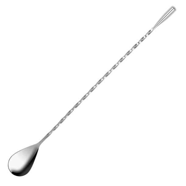 Zanzi FZ746 Tear Drop Bar Spoon Stainless Steel - 300x29mm product image