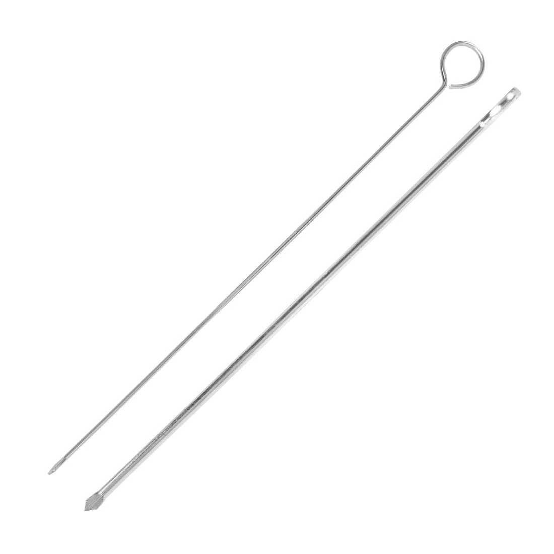 Trenton JD700 Flat Skewers - Stainless Steel - 200mm (Pack 12) (B2B) product image