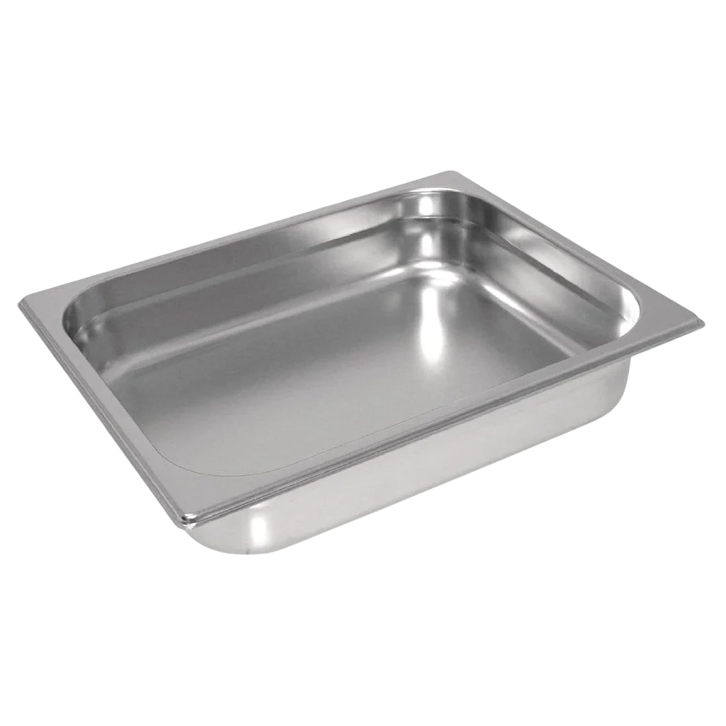 Vogue Heavy Duty St/St - GN 1/2 Pan 100mm commercial kitchen equipment