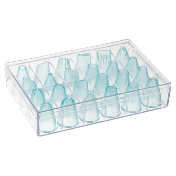 Vogue JA521 Polycarbonate Cake Decorating Tips ( 24 Pack) product image