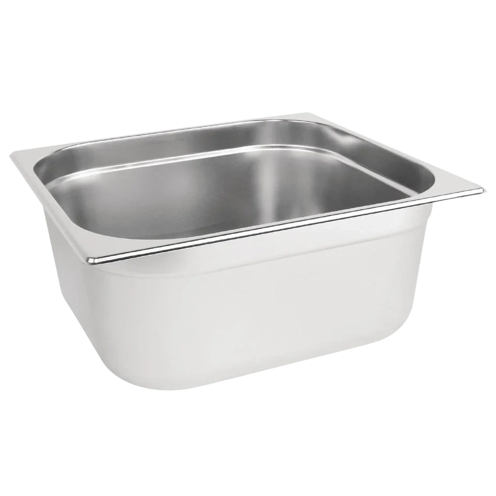 Vogue DN732 Stainless Steel Gastronorm Pan 2/3 150mm – 13L commercial kitchen equipment