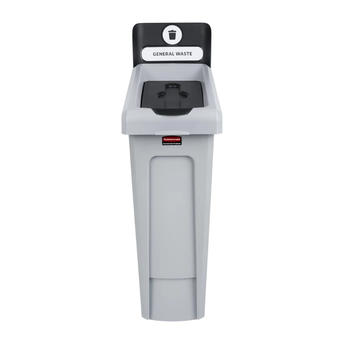 Rubbermaid DY082 Slim Jim General Waste Recycling Station Black 87Ltr product image
