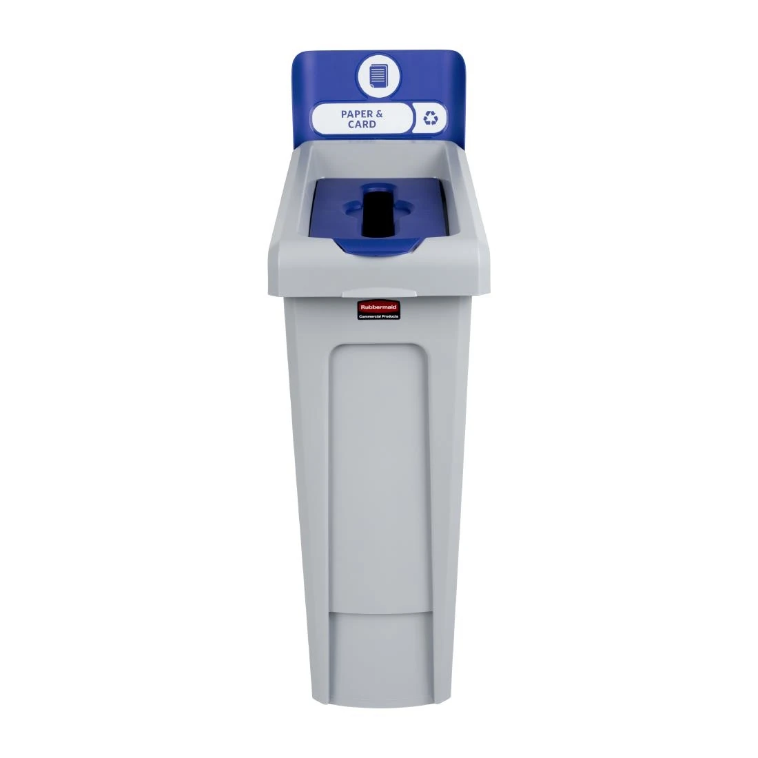Rubbermaid DY087 Slim Jim Paper & Card Recycling Station Blue 87Ltr product image