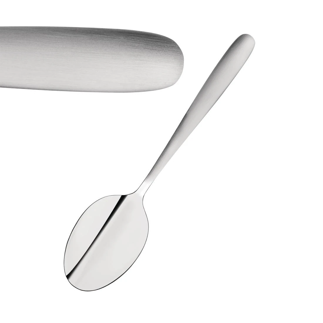 Tablekraft FK938 Cafe Dessert Spoon Satin Finish 18/0 St/St (Box 12) product image