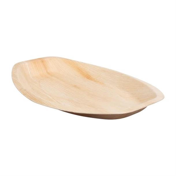 Fiesta Compostable HT876 Palm Leaf Plates - 360x240mm (Pack 100) product image