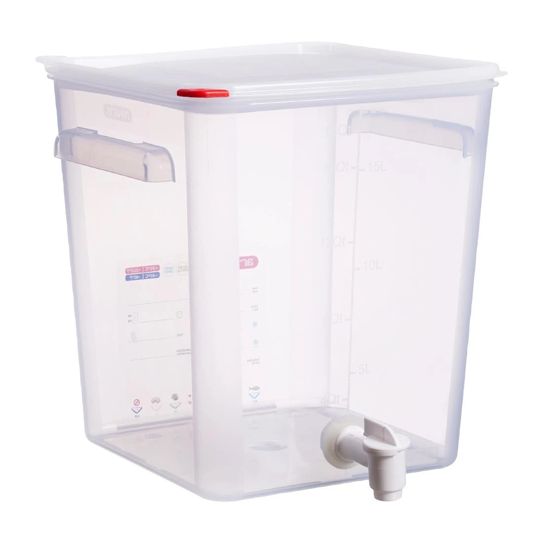 Araven CR824 Sauce Dispenser with Tap - 18Ltr product image