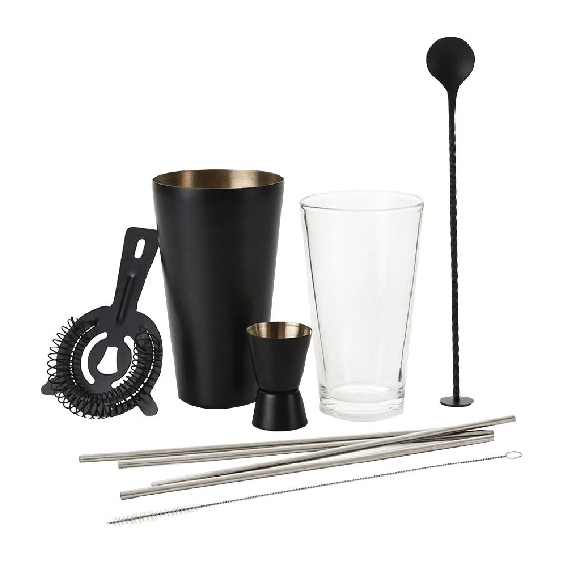 Stanley Rogers FW302 New Cocktail Set 10piece Matte Black product image