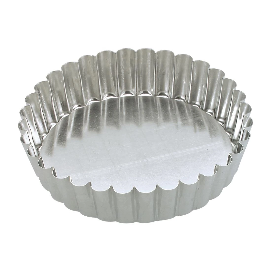 Guery FW391 Cake Pan - Round Fluted Loose Base - 250x47mm (B2B) product image