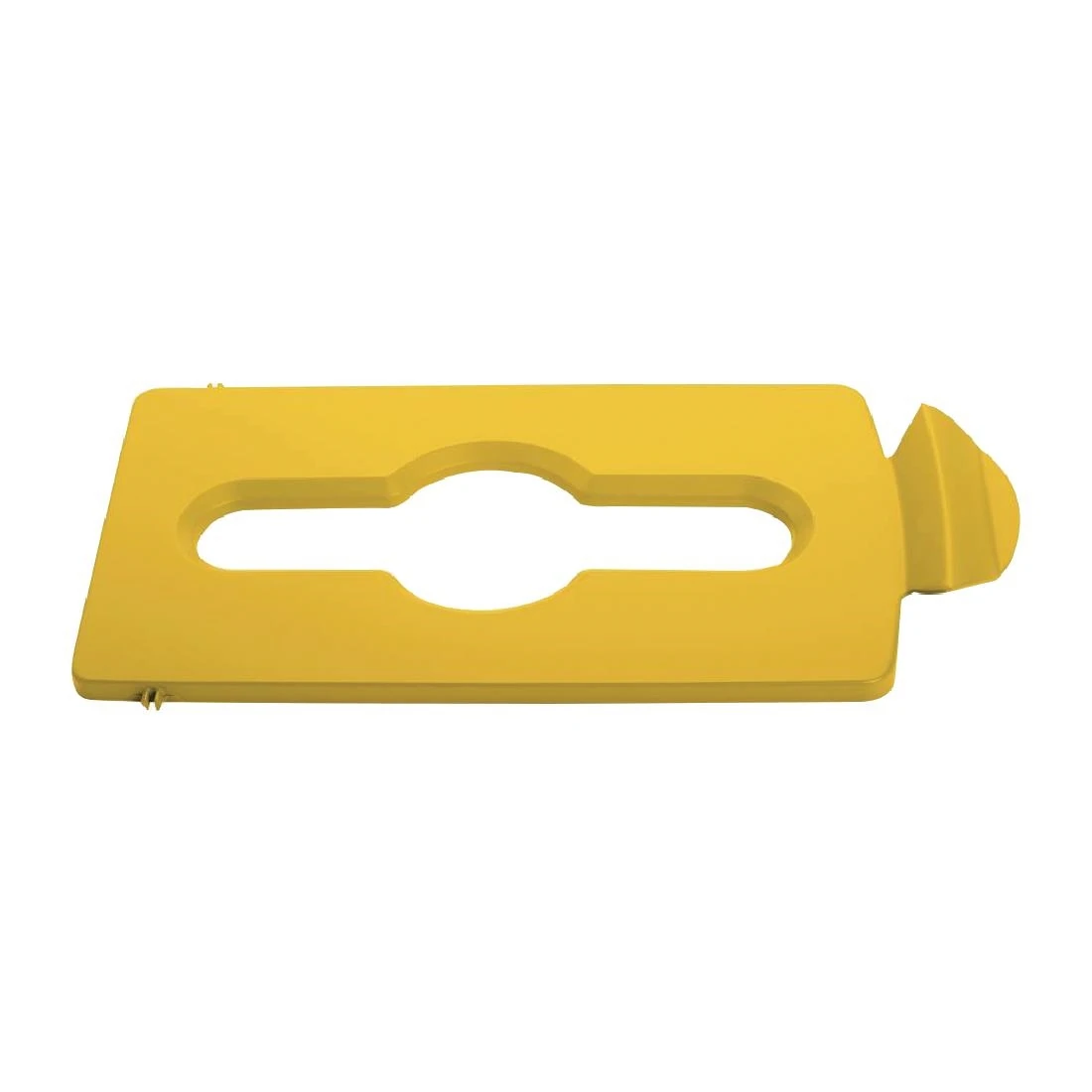 Rubbermaid FY149 Slim Jim Recycling Station Yellow Mixed Recycling Lid product image