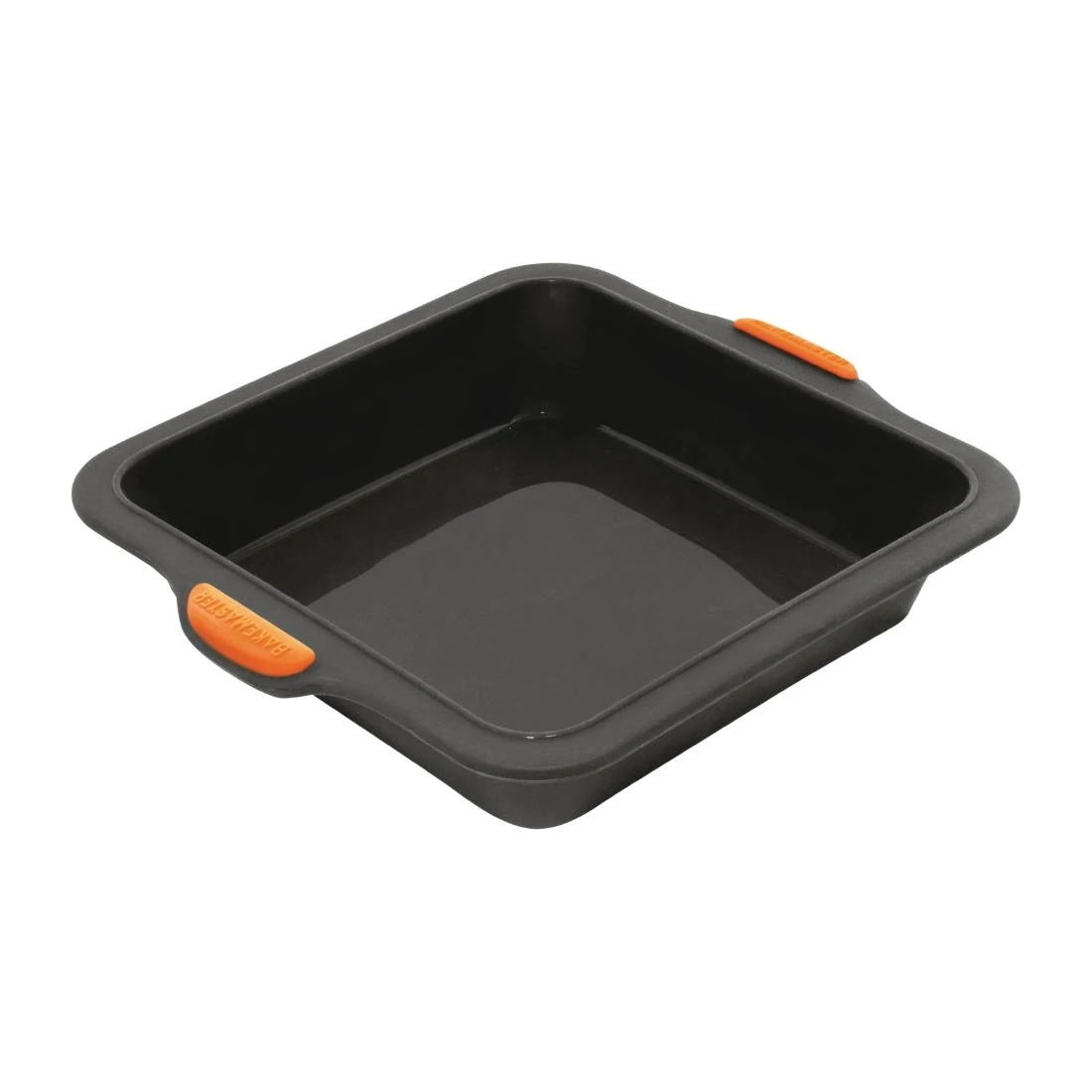Bakemaster FY437 Reinforced Silicone Square Cake Pan Grey - 20x5cm product image