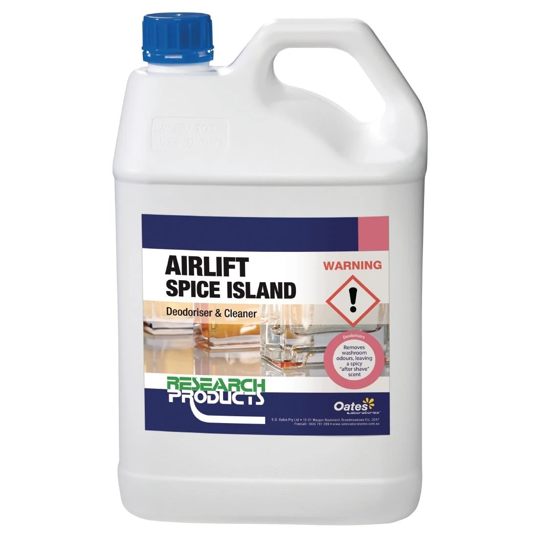 Oates JC107 Professional Airlift Spice Island Deodouriser & Neutraliser- 5Ltr product image