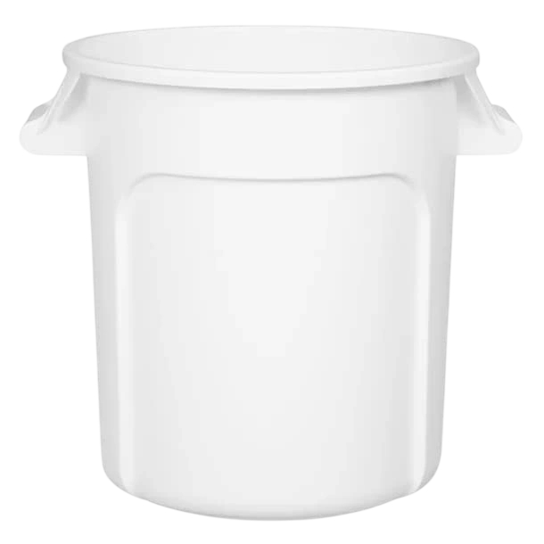 Vogue GG792 38L Round Polypropylene Container Bin – White commercial kitchen equipment