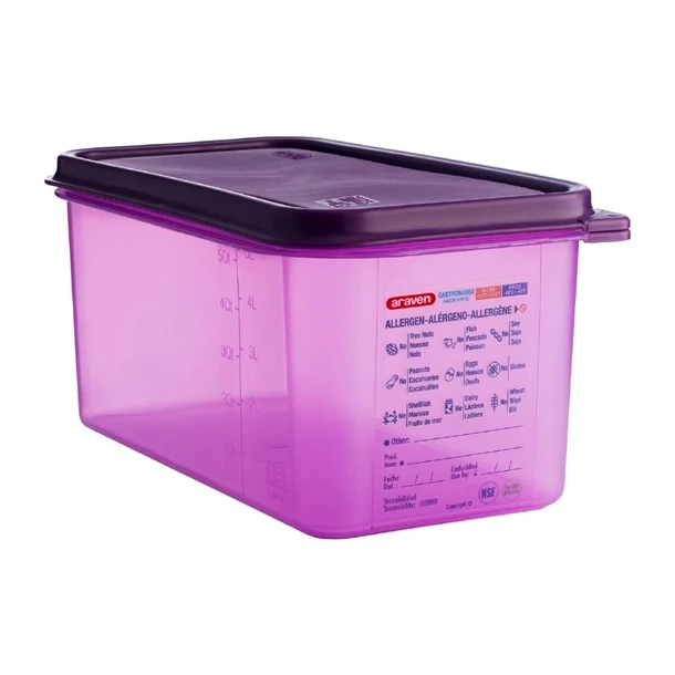 Araven CM788 Allergen Container GN - 1/3 6Ltr & Airtight Lid product image