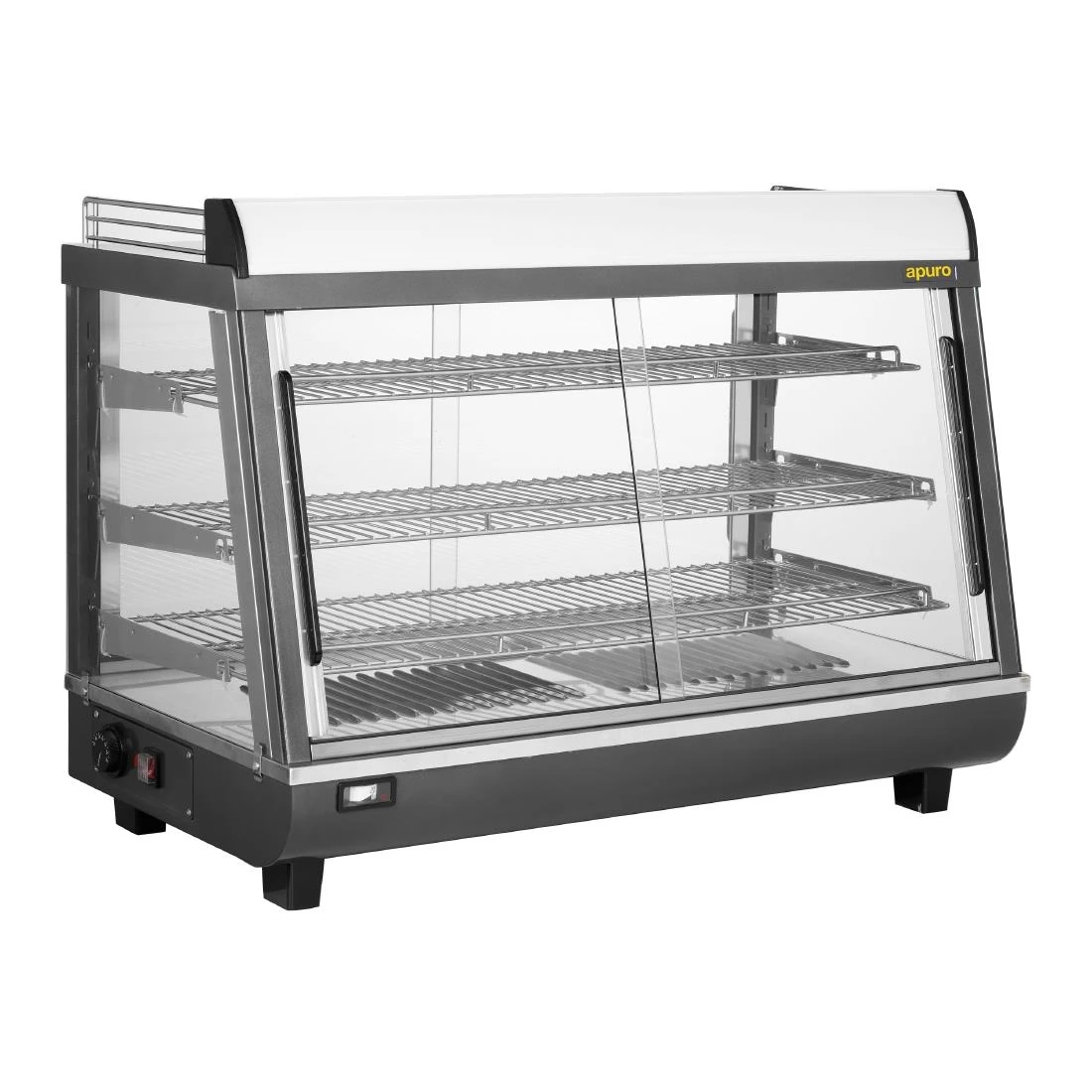 Apuro HW928-A Front and Rear Door Heated Merchandiser - 136Ltr product image