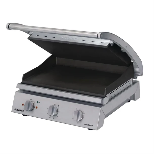 Roband GH844 GSA810ST Grill Station Smooth Plates 8 Slice product image