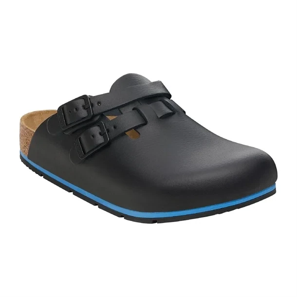 Birkenstock JC427-44 Kay Pro PU Natural Leather Clogs Black 44 product image