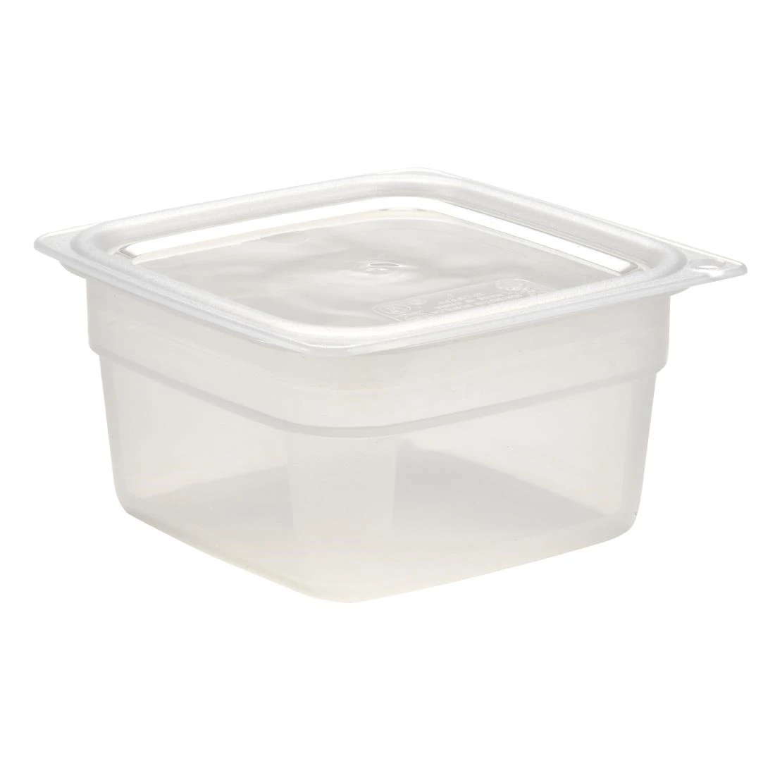 Cambro CU134 Fresh Pro Mini Square Polypropylene Container Translucent - 473ml product image