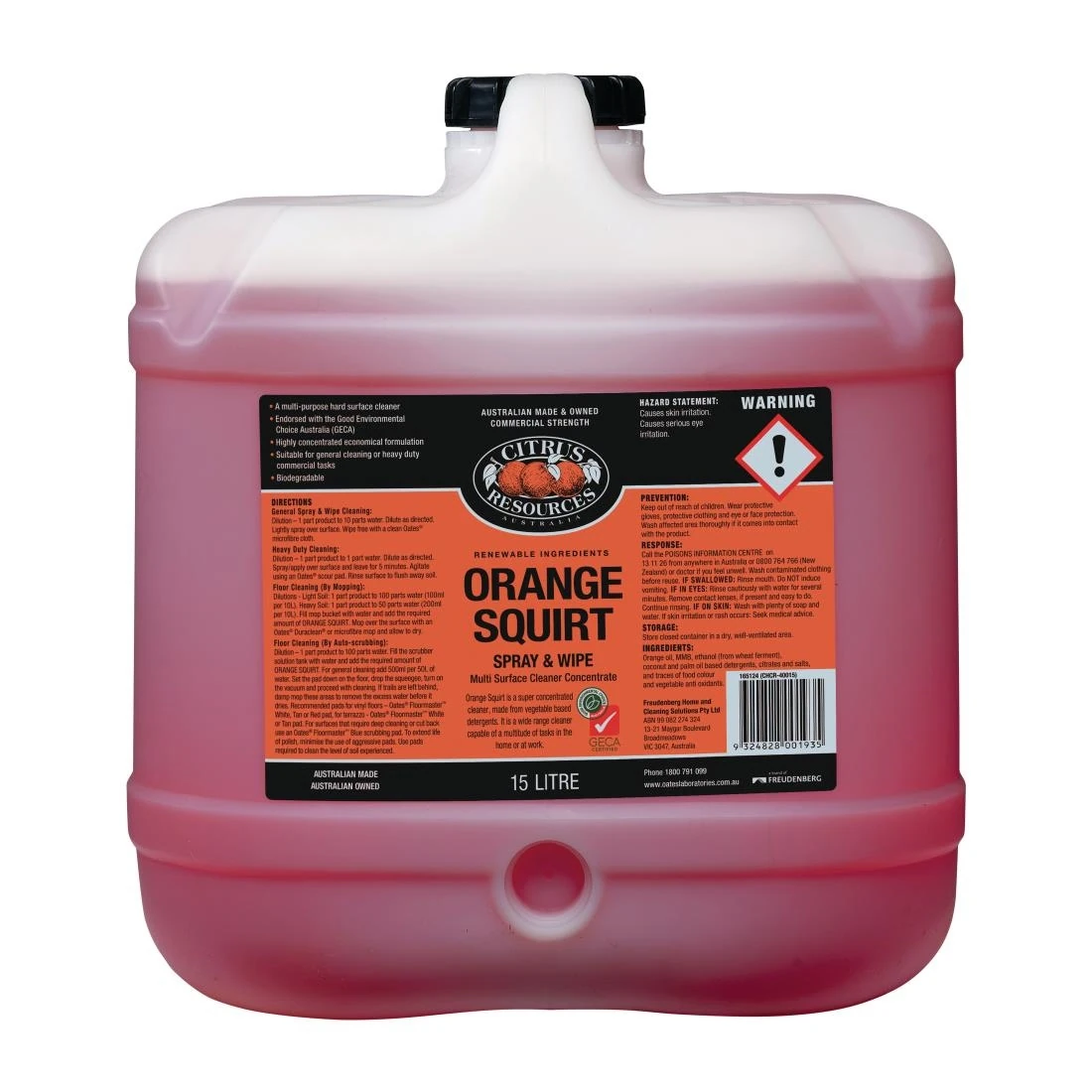 Oates JC102 Professional Orange Squirt Multi Purpose - 15Ltr product image