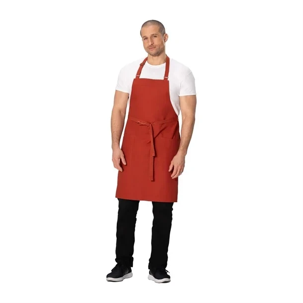 Chef Works JD936 Lockharte Bib Apron - Rust product image