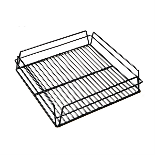 Ken Hands GH686 KH Glass Basket Black PVC - 350x350x75mm 14x14x3" product image