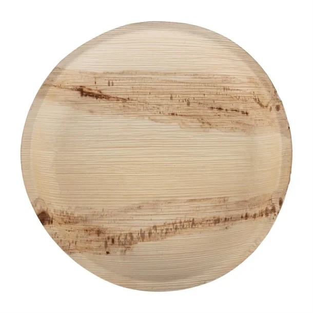 Fiesta Compostable HT877 Palm Leaf Plates Round - 250mm (Pack 100) product image