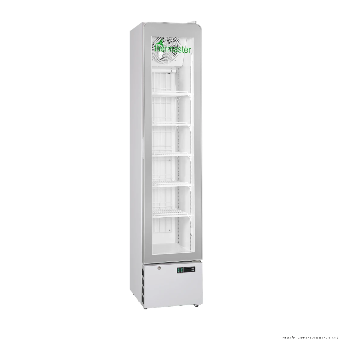Thermaster LG165FZ SlimFit 165 L Glass Door Display Freezer