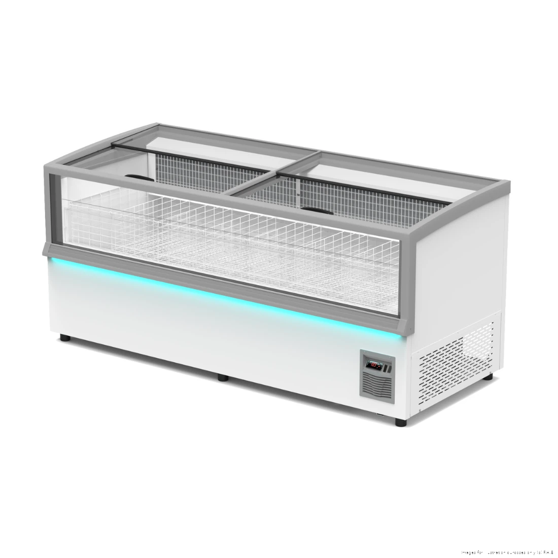 Thermaster SIFW-L210G Dual Temperature Island Display Side Cabinet