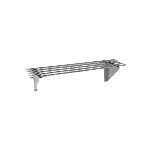 Modular Systems 0600-WSP1 stainless steel pipe wall shelf