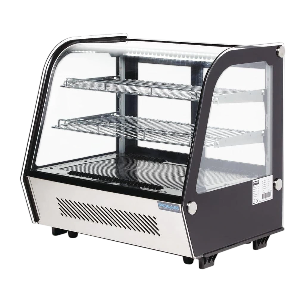 Polar GP292-A G-Series Countertop Display Fridge – 120L Black commercial kitchen equipment