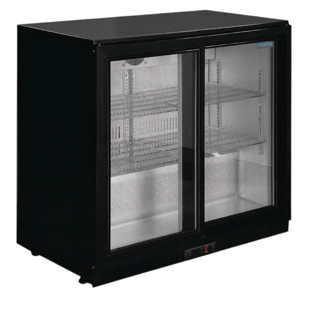 Polar GL003-A G-Series Back Bar Cooler 208L – 2 Sliding Doors commercial kitchen equipment
