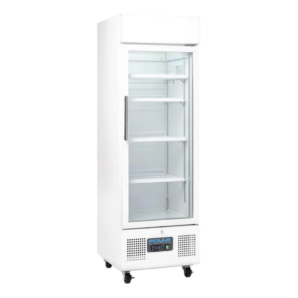 Polar DM075-A G-Series Upright Display Fridge – 218L White | KW commercial kitchen equipment