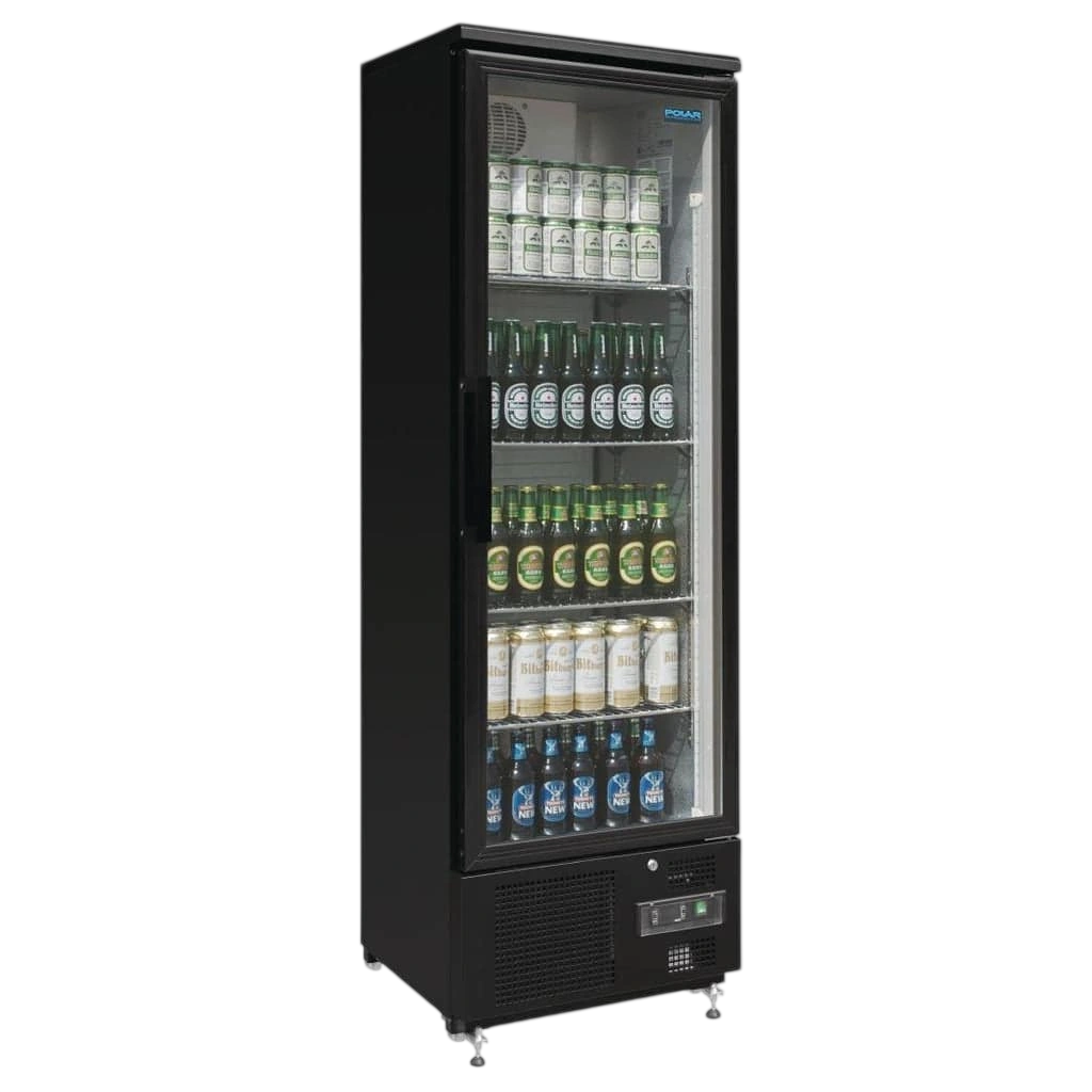 Polar GJ447-A G-Series Back Bar Cooler – 307L, Upright Glass Door Fridge commercial kitchen equipment