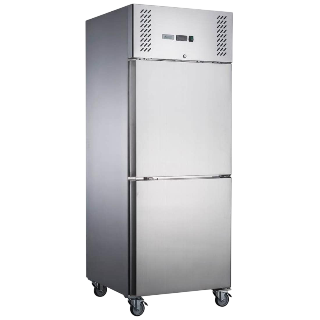 FED-X XURF650S1V Two Door Stainless Upright Freezer – 650L, Fan Forced, GN2/1