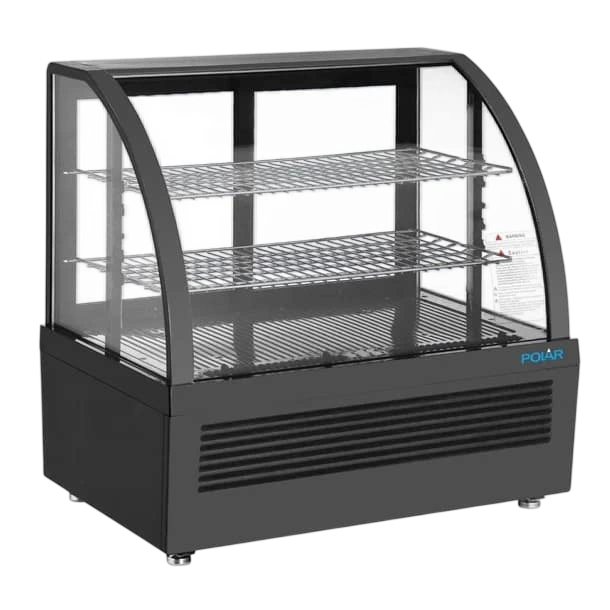Polar CU636-A 100Ltr Countertop Display Fridge – Black commercial kitchen equipment