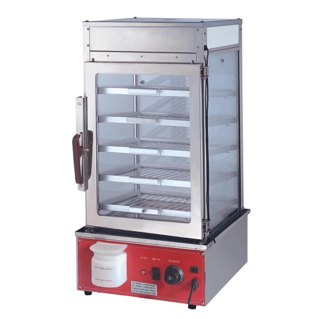 Benchstar MME-500H-S Steamer Display Cabinet – 1.2kW, Double-Glazed, 380mm Wide commercial kitchen equipment