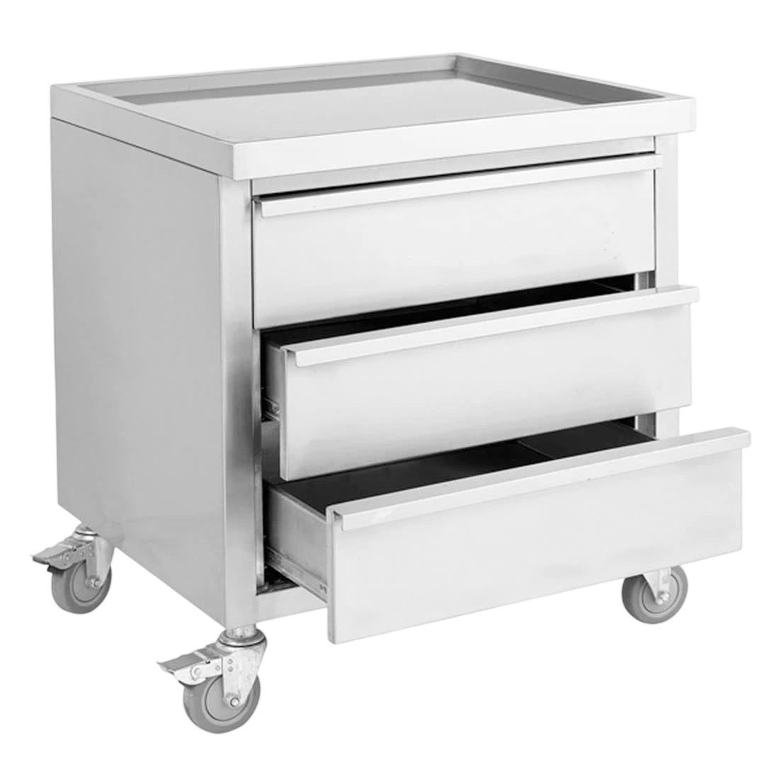 FED MDS-6-700 Mobile Work Stand with 3 Drawers – 700mm commercial kitchen equipment