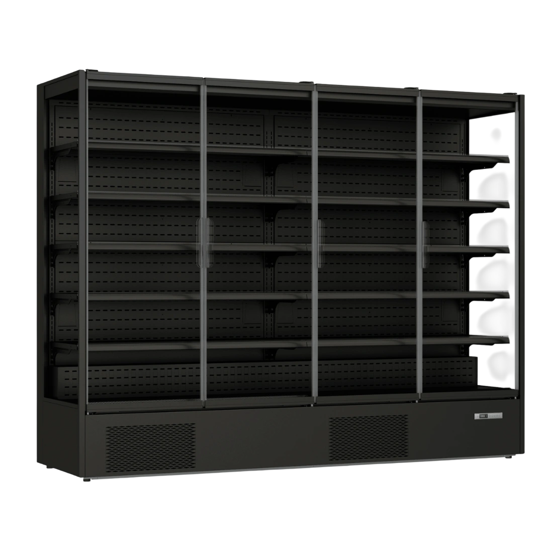 Thermaster DC-250B four-door display fridge