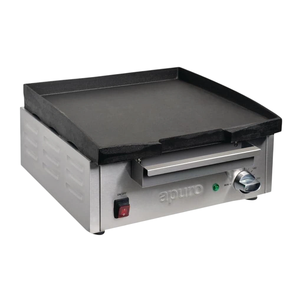 Apuro DC901-A Electric Countertop Griddle – 385×380mm 2.8kW commercial kitchen equipment