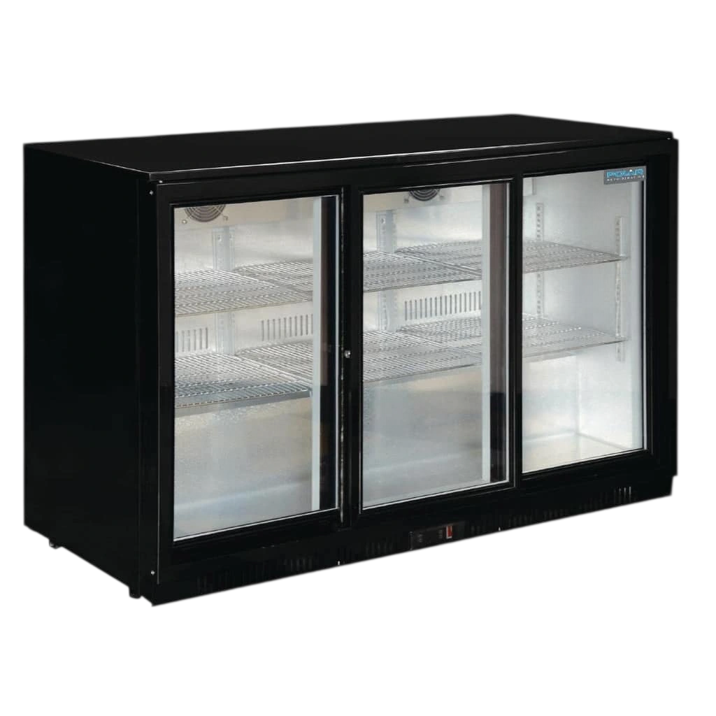 Polar GL006-A G-Series Back Bar Cooler 330L – 3 Sliding Doors commercial kitchen equipment