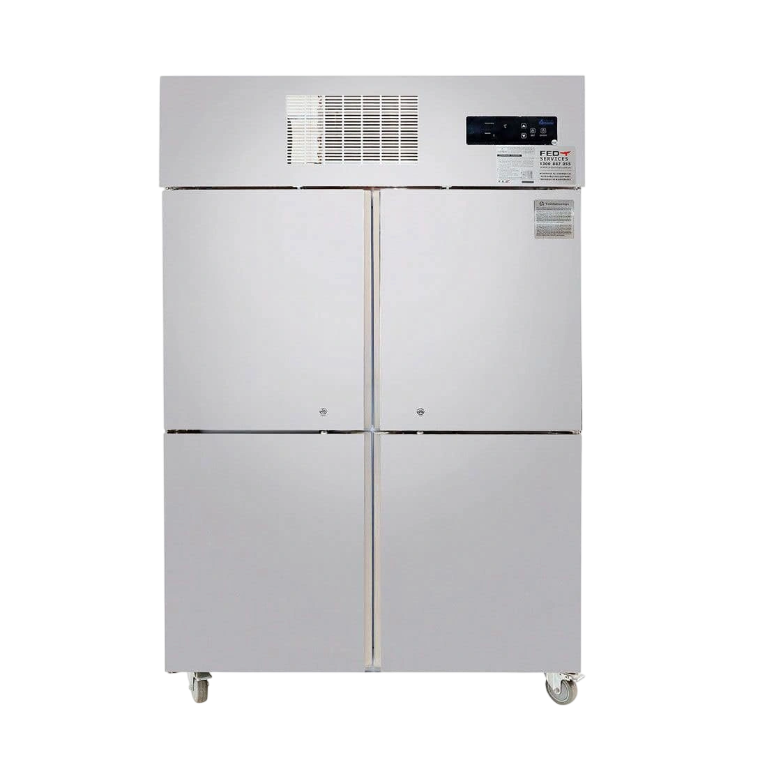 Thermaster SUC1000 Tropical Fridge – 4 Half Doors, 1000L, SS